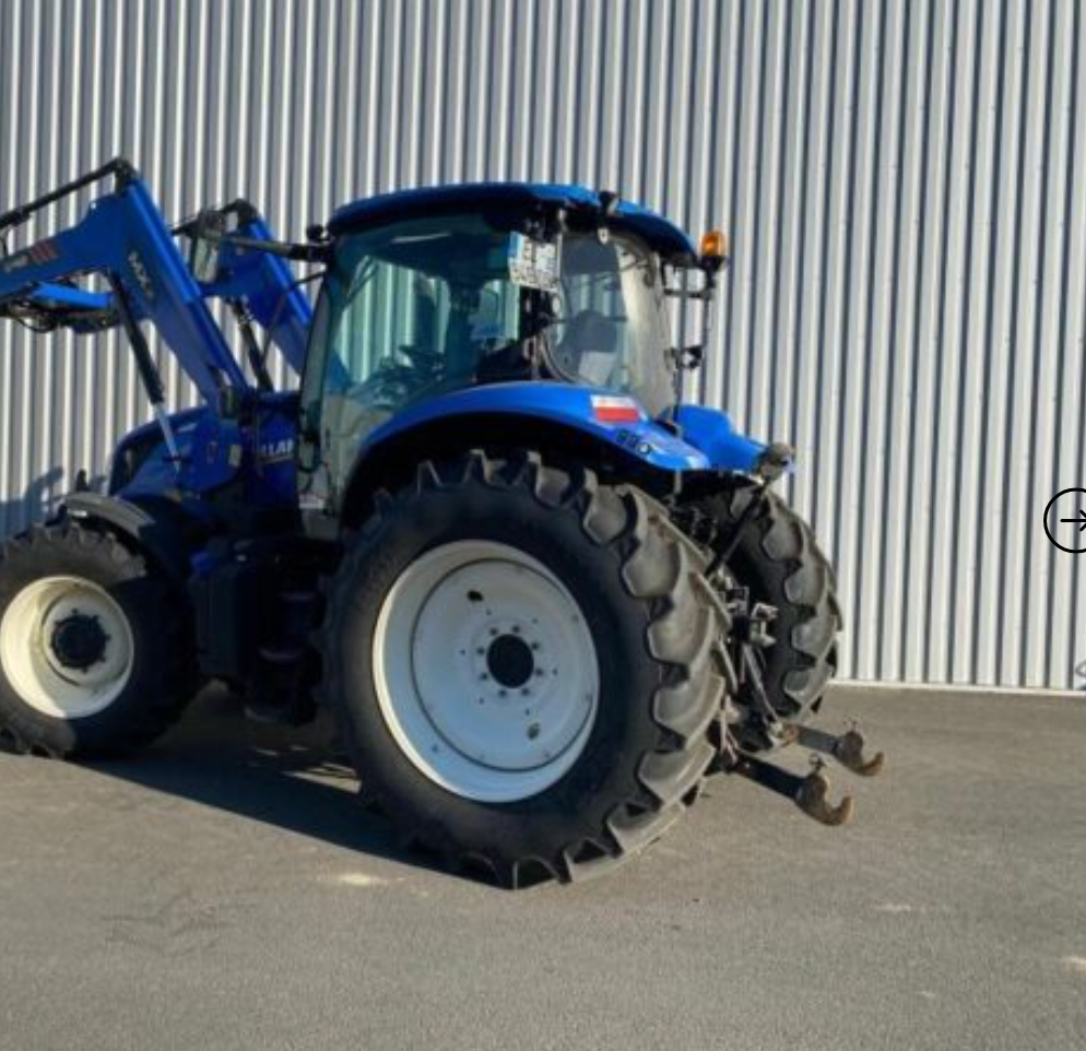 Équipement agricole New Holland T6.155 – 2017 – 125ch nominal – 4 736h