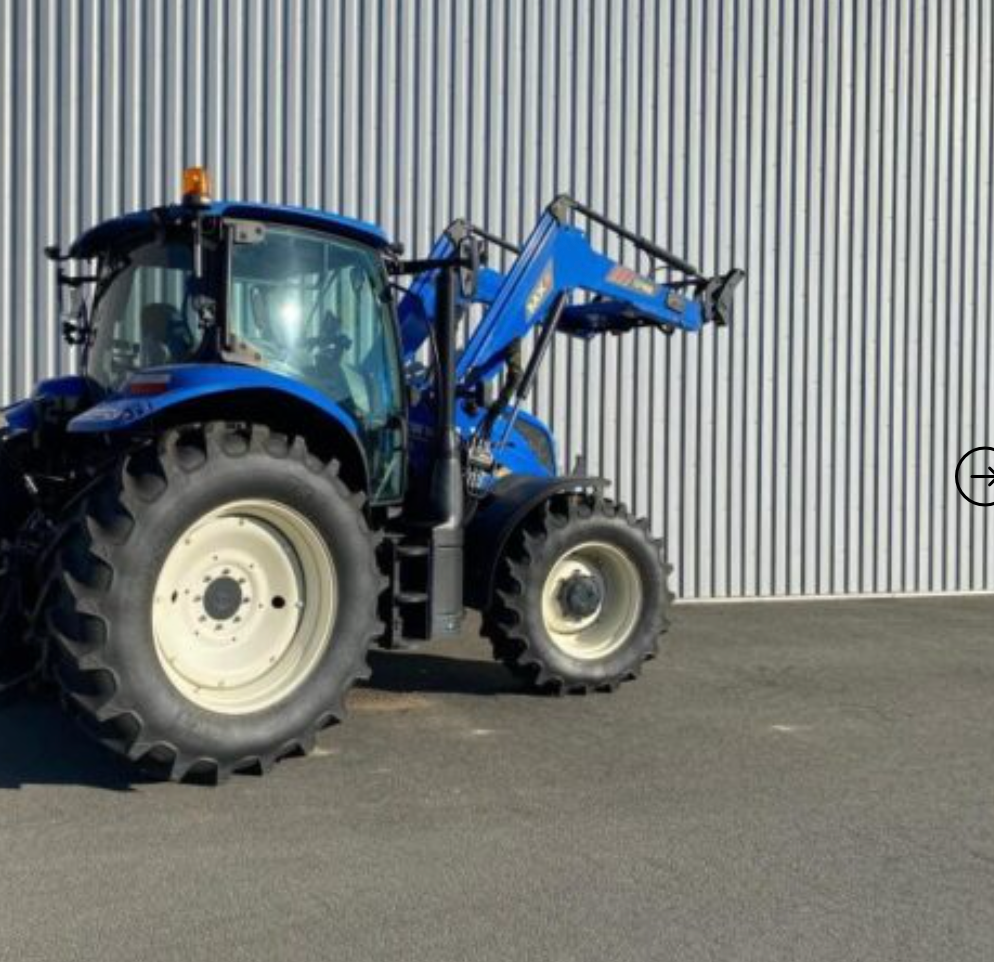 Équipement agricole New Holland T6.155 – 2017 – 125ch nominal – 4 736h