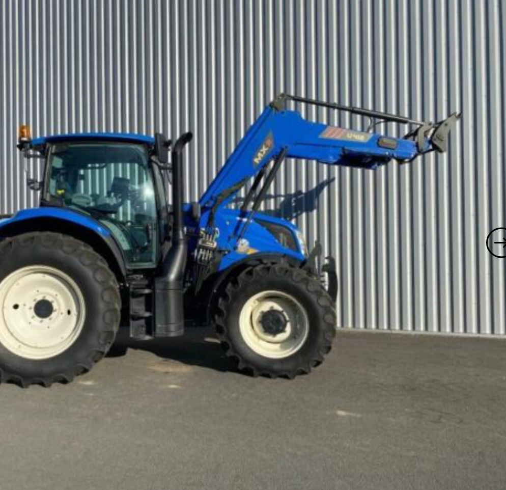 Équipement agricole New Holland T6.155 – 2017 – 125ch nominal – 4 736h