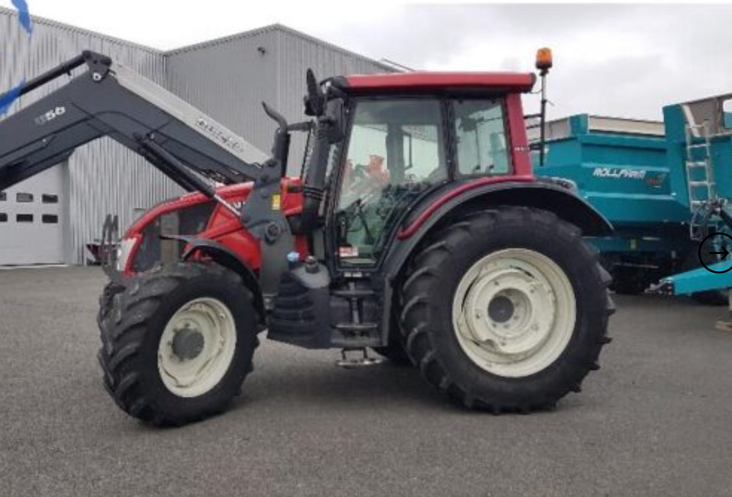 Équipement agricole Valtra N123 – 2015 – 125ch – 5 511h