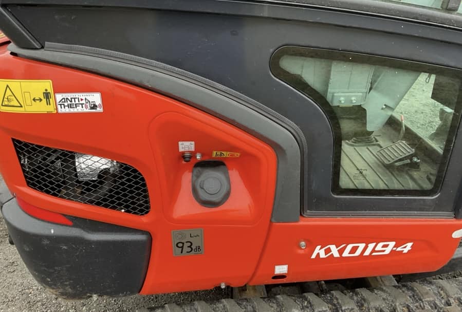 Mini-pelle Kubota KX019 – 2022 – 1780 kg