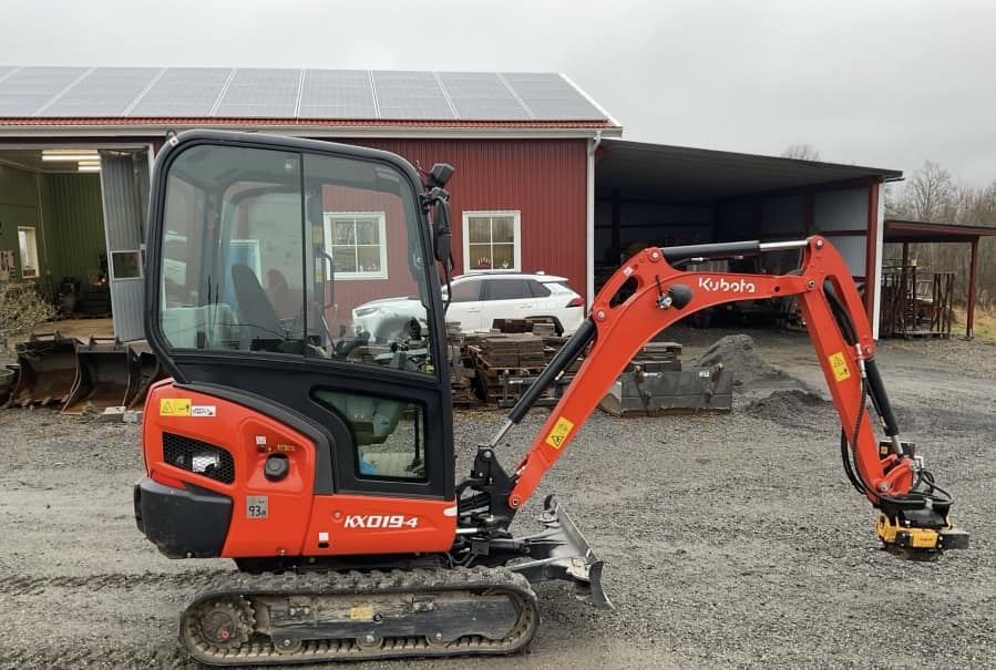Mini-pelle Kubota KX019 – 2022 – 1780 kg