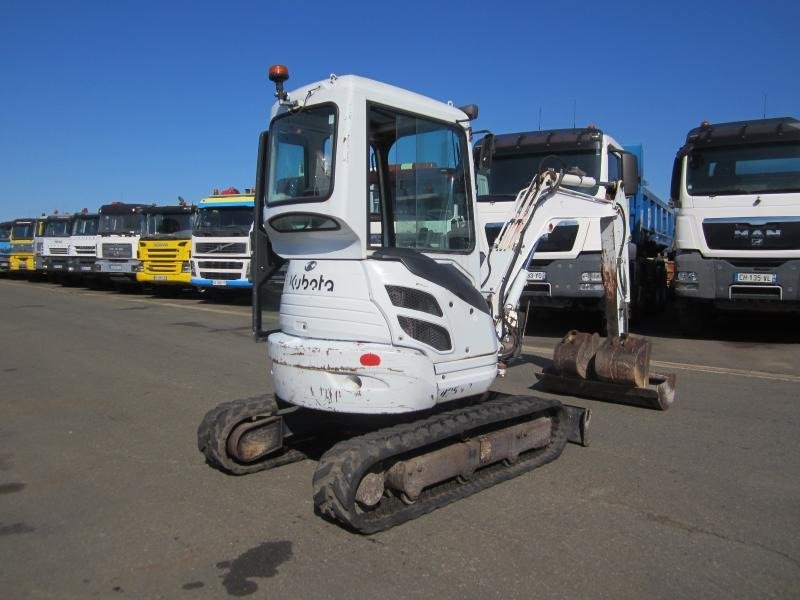 Mini-Pelle Kubota U25-3 – 2005 – 2,6T – Révisée, 3 Godets, Prête à Travailler