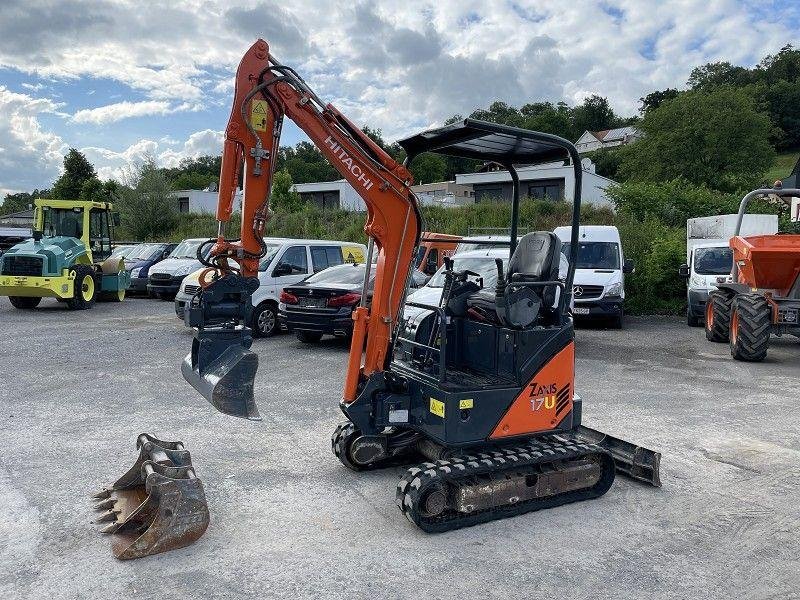Mini-Pelle Hitachi ZX 17U-2 – 2013 – 1,8T – Révisée, Équipée, Prête à Travailler