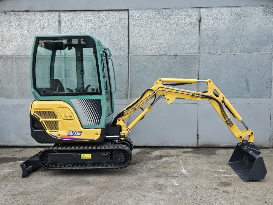 Mini-Pelle Yanmar SV15 – 2013 – 1,58T – Révisée, Cabine Chauffée, Garantie