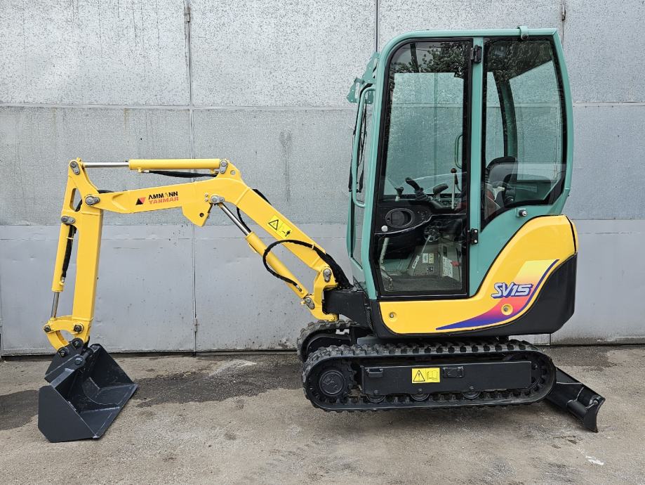 Mini-Pelle Yanmar SV15 – 2013 – 1,58T – Révisée, Cabine Chauffée, Garantie