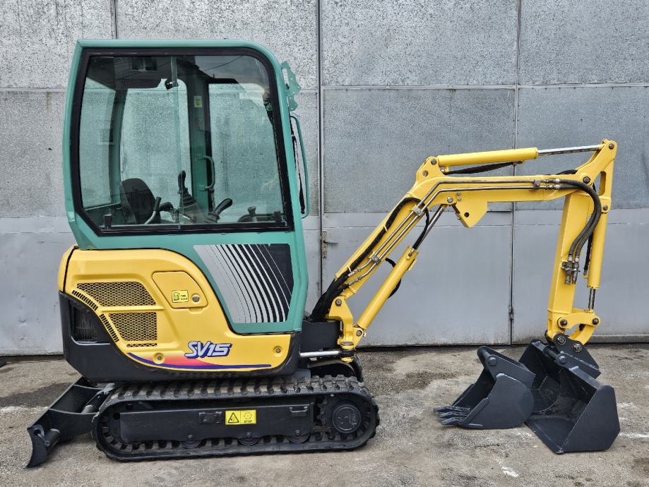Mini-Pelle Yanmar SV15 – 2013 – 1,58T – Révisée, Cabine Chauffée, Garantie