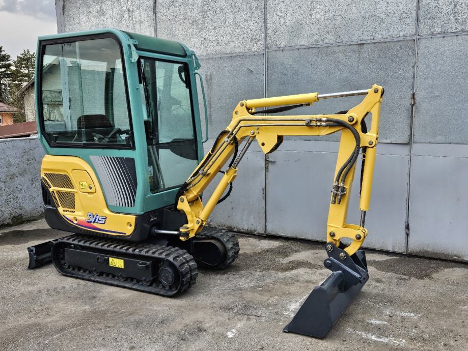 Mini-Pelle Yanmar SV15 – 2013 – 1,58T – Révisée, Cabine Chauffée, Garantie