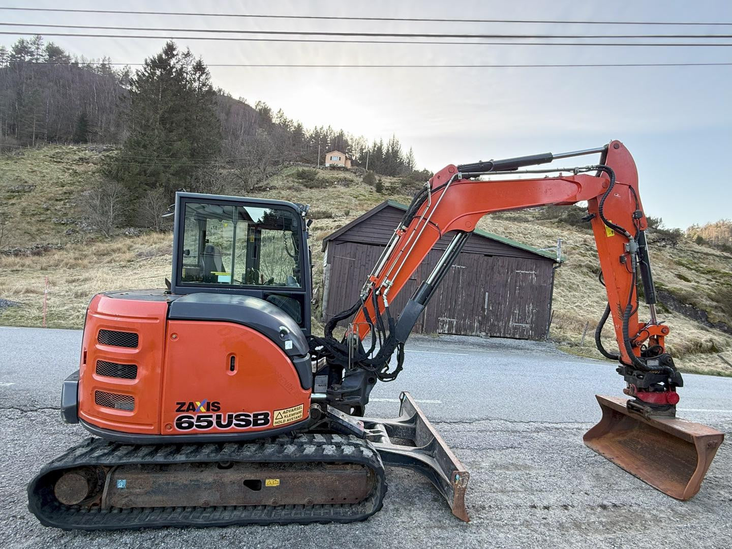 Mini pelle Hitachi ZX65USB 5A 2016 6,5t 4050h
