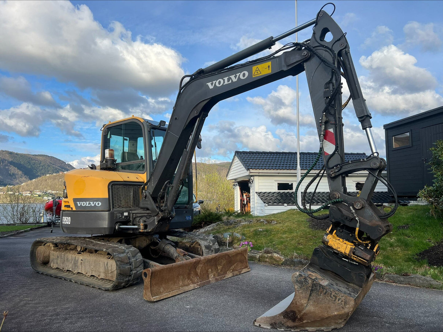 Unité de travail Volvo ECR58D 2014 5,8t 4160h