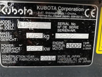 Équipement d’entretien Kubota F3890 – 2017 – 4x4 – Diesel