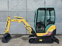 Mini-Pelle Yanmar SV15 – 2013 – 1,58T – Révisée, Cabine Chauffée, Garantie
