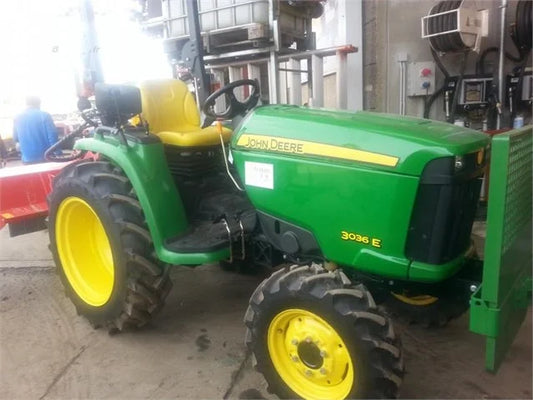 Mini-tracteur John Deere 3036E – 4x4 – 37 cv – Transmission hydrostatique