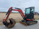 Mini-Pelle Kubota U27-4 – 2018 – 2,7T – Attache Rotative, Cabine Chauffée, 3 Godets