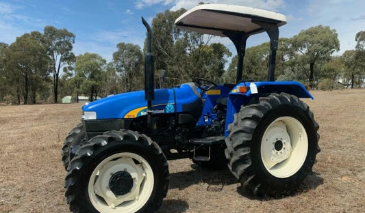 Tracteur New Holland TT75 – 75 CV – 4x4, Blocage, 914 h – Robuste et Polyvalent