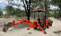 Tractopelle Industriel Kubota B21 – 21 CV – 4x4 – 1 614 h – Compact et Robuste